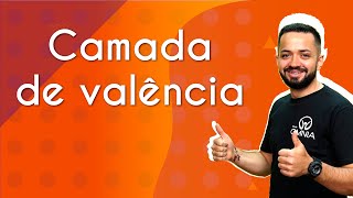 Professor ao lado do escrito "Camada de Valência".
